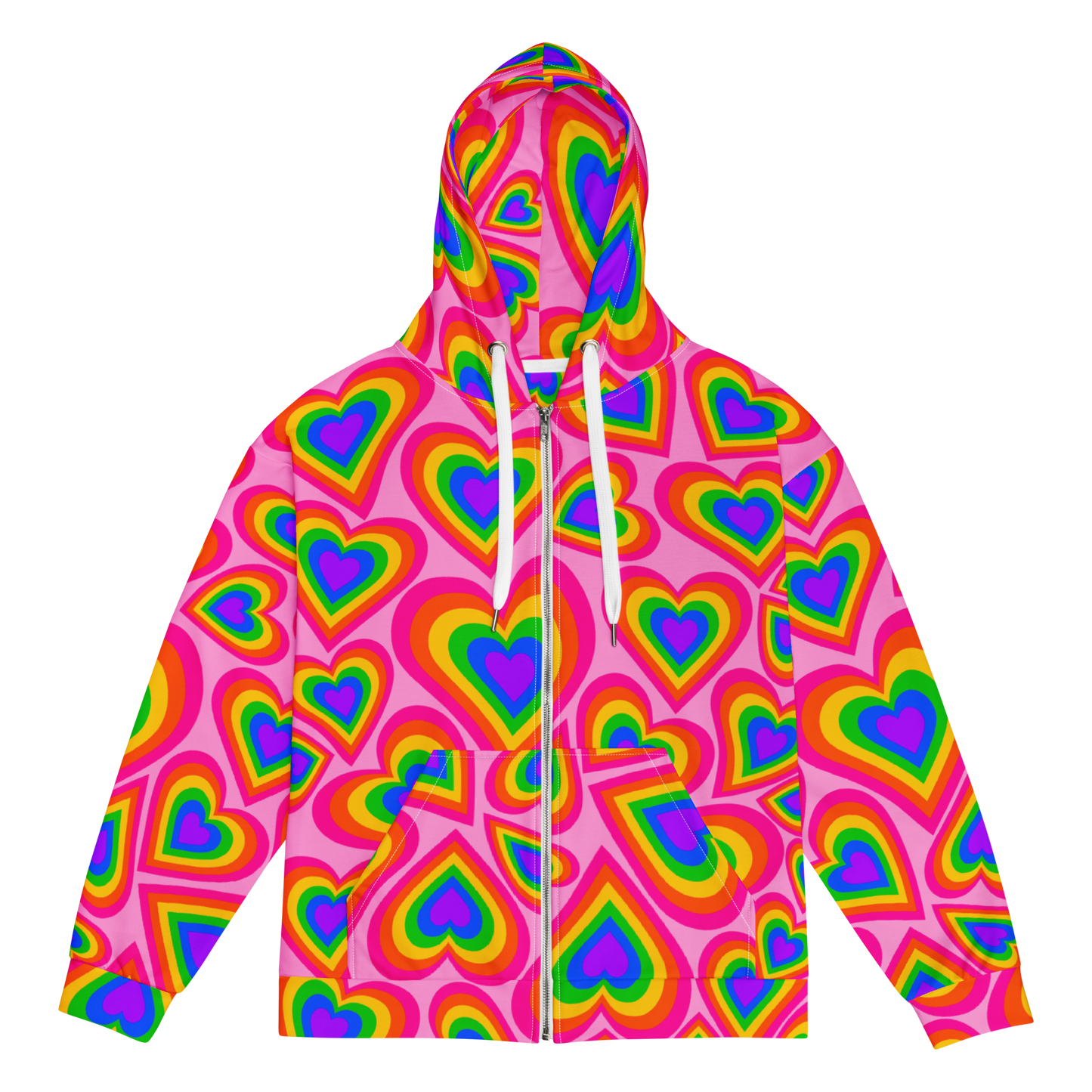 One Love Zip Up Hoodie