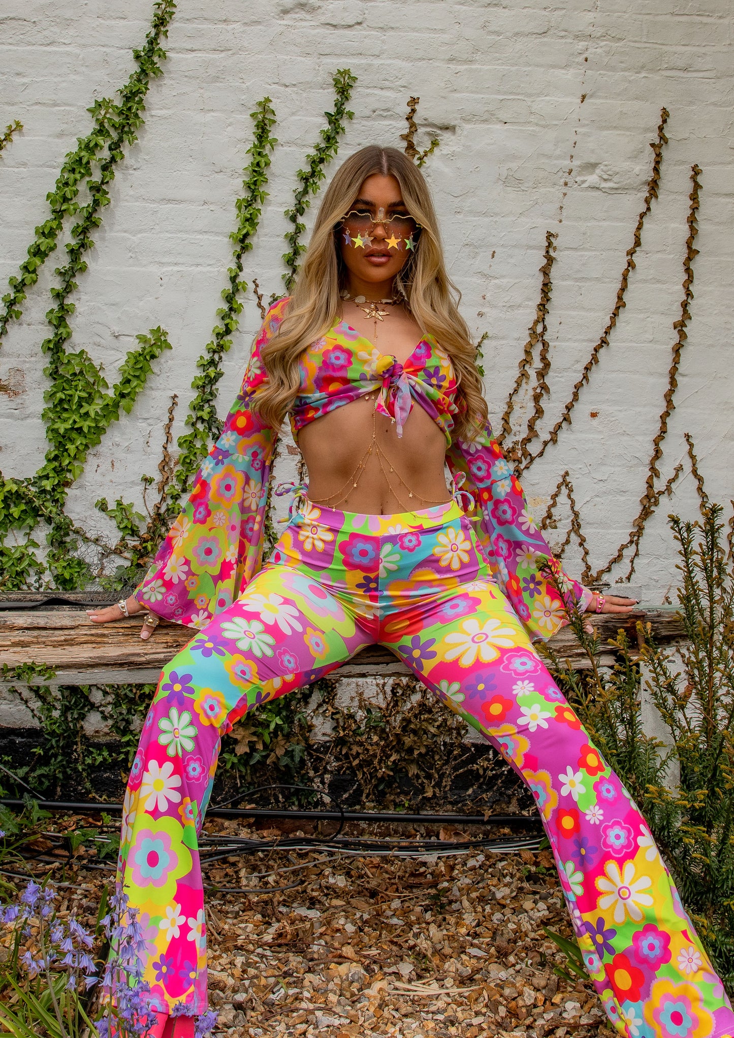 Disco Daisy Bell Bottom Flares