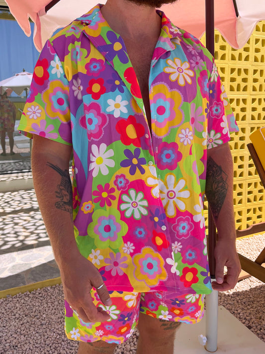 Disco Daisy Luxe Lounge Shirt