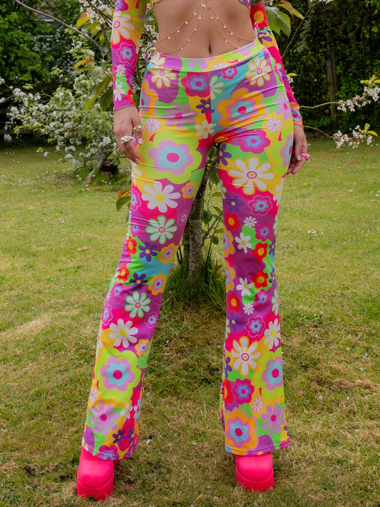 Disco Daisy Bell Bottom Flares