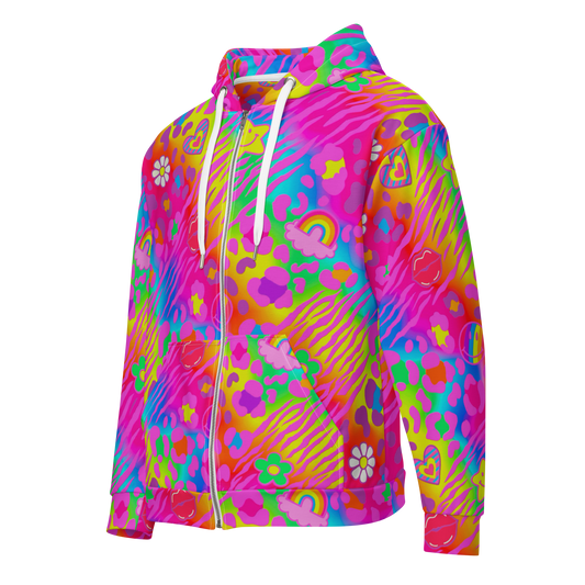 Wild Side Zip Up Hoodie