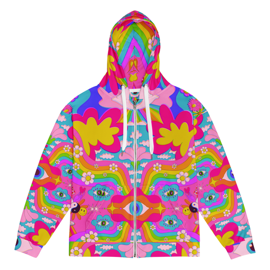 Cosmic Gaze Zip Up Hoodie
