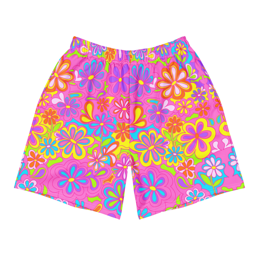 Groovy Bloom Sport Shorts