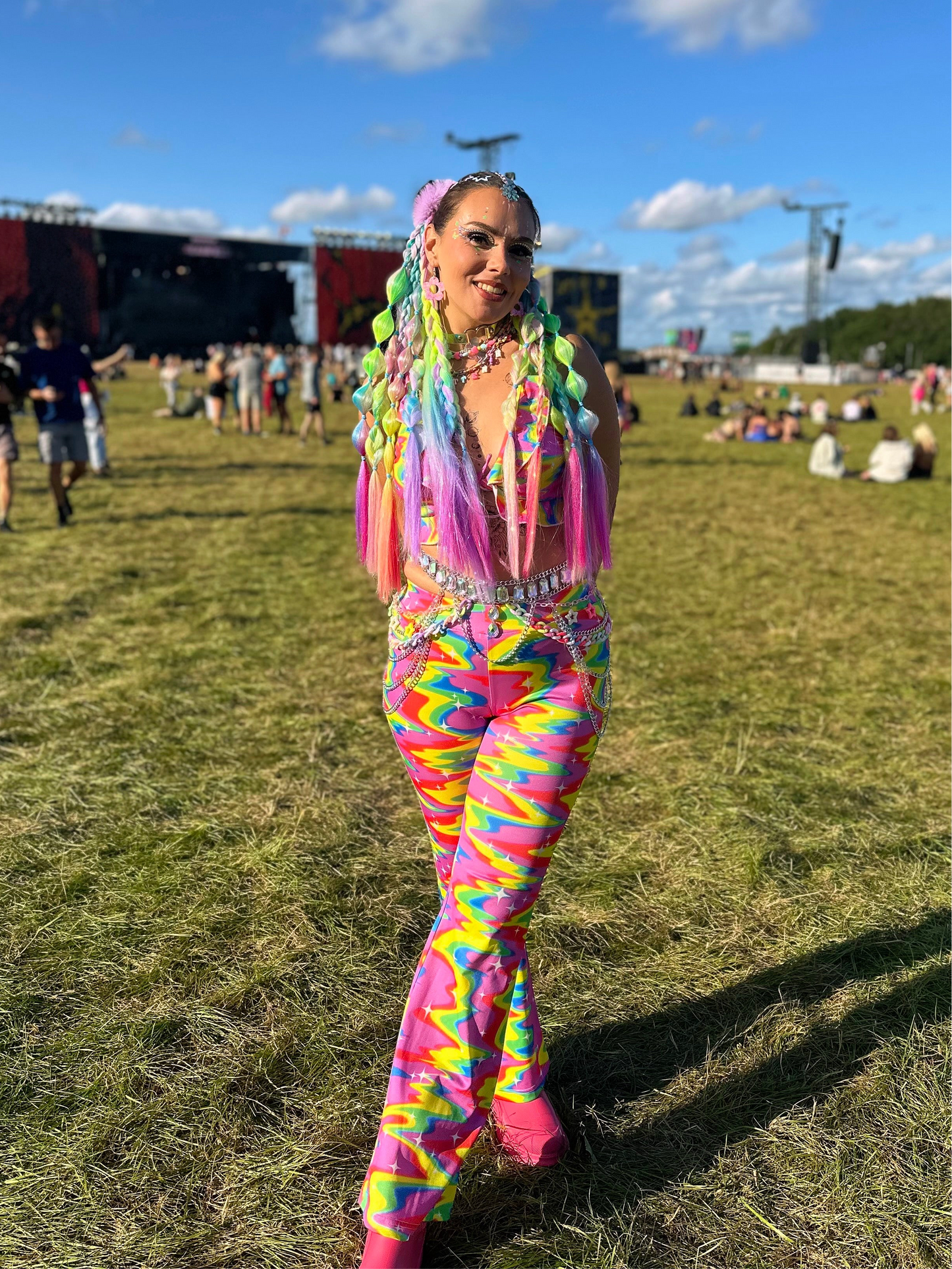 Acid Trip Bell Bottom Flares