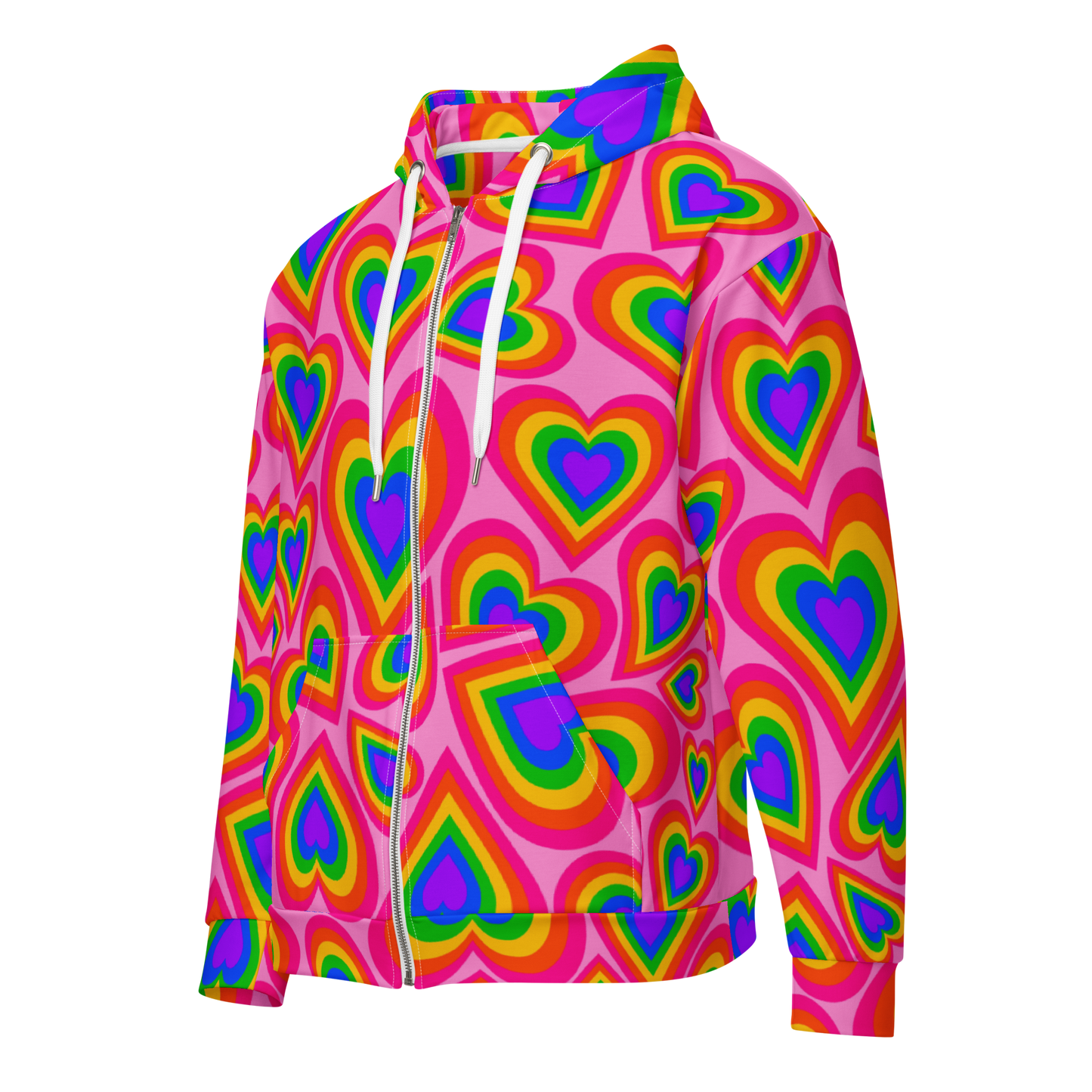 One Love Zip Up Hoodie