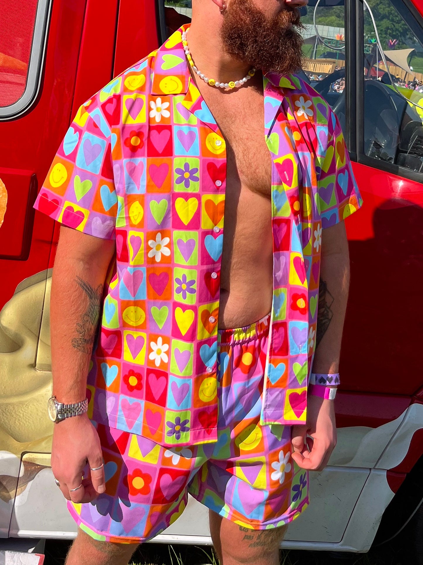 Happy Daze Luxe Lounge Shirt Men’s