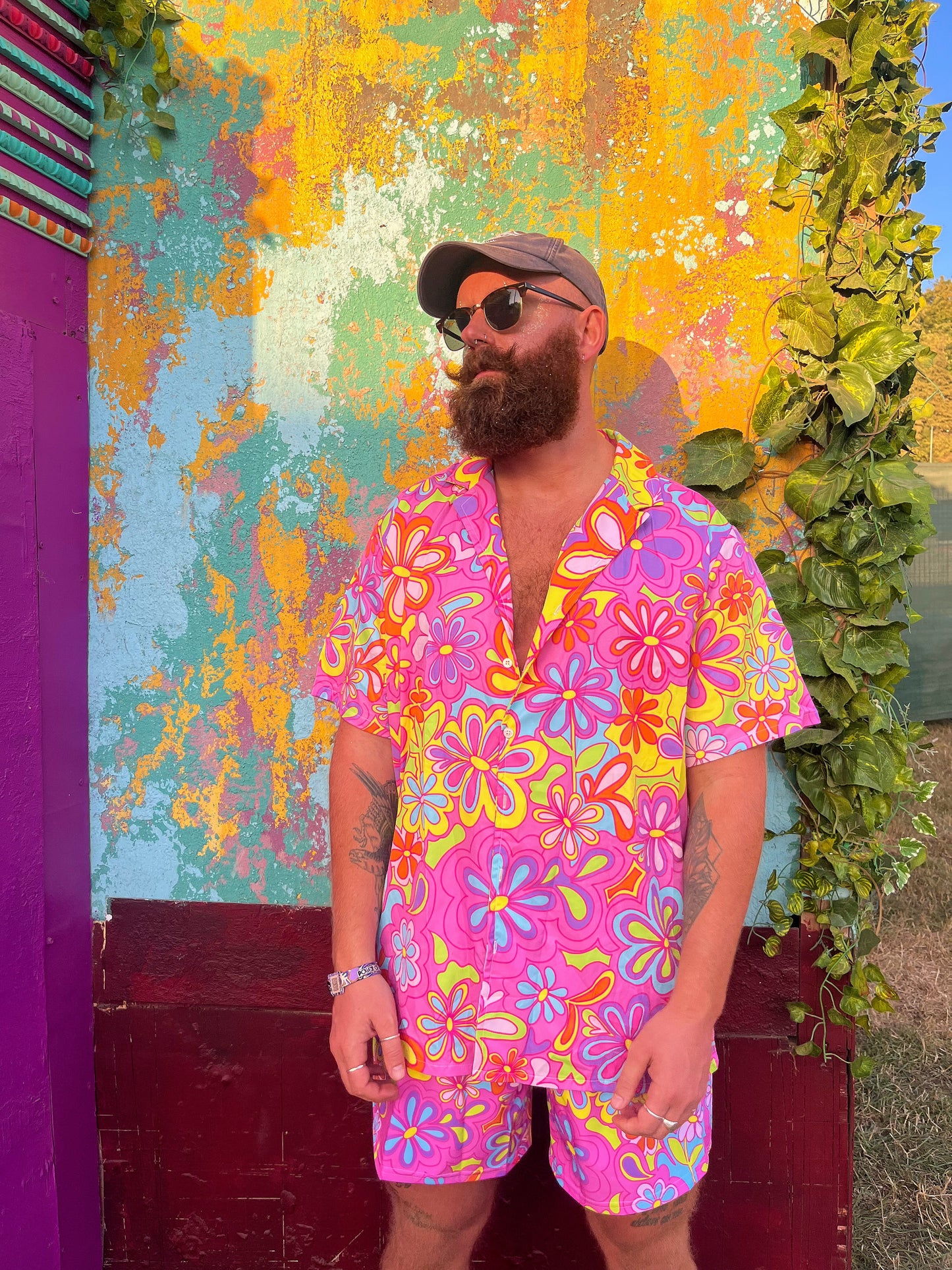 Groovy Bloom Luxe Lounge Shirt