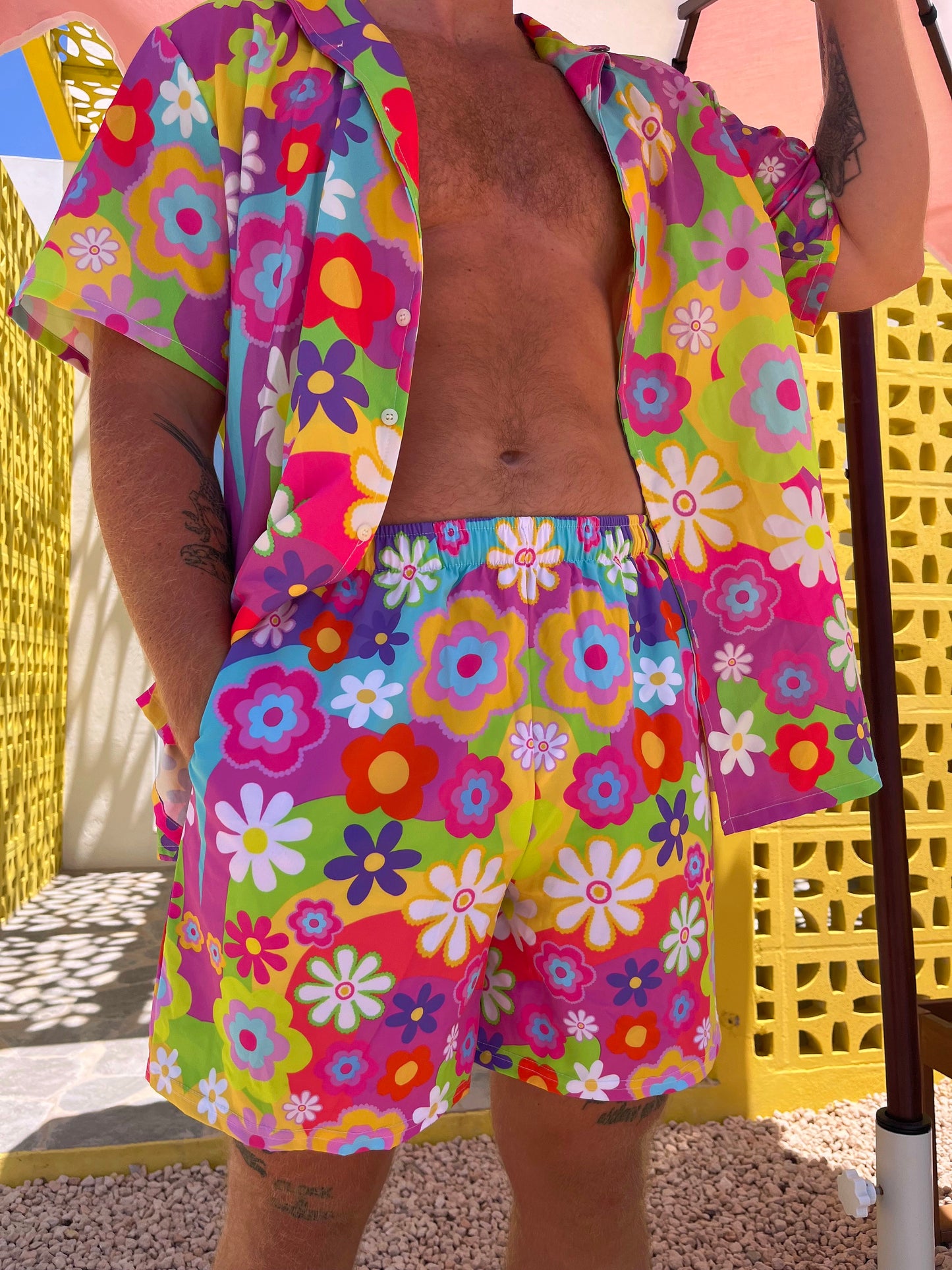 Disco Daisy Sport Shorts