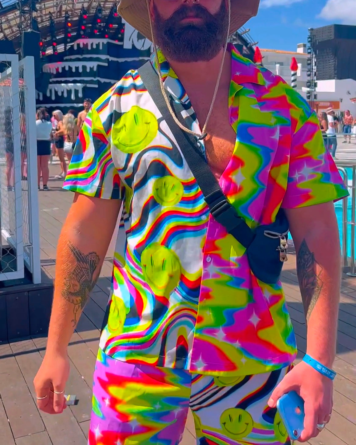 Disco Trip Luxe Lounge Shirt Men’s