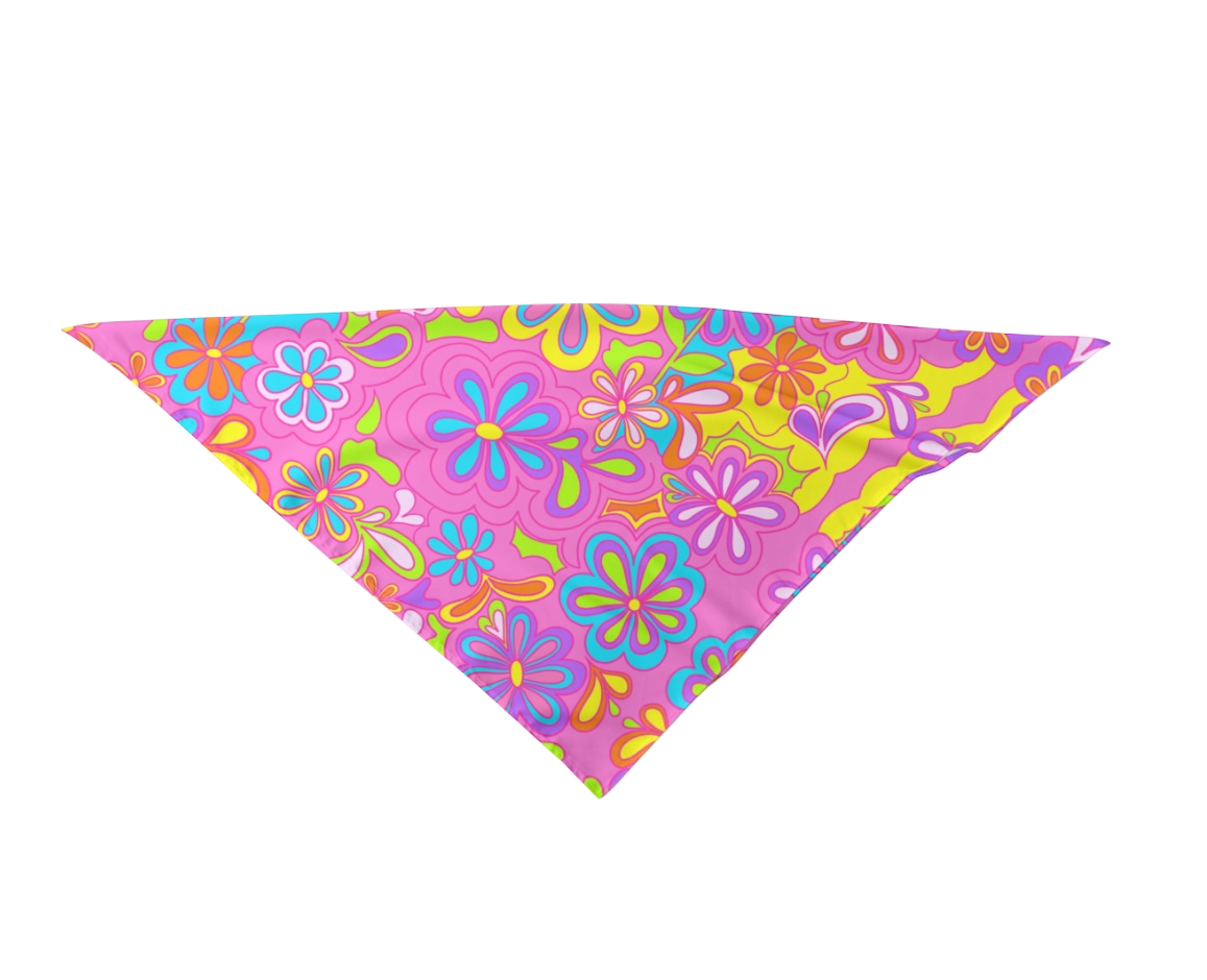 Groovy Bloom Bandana