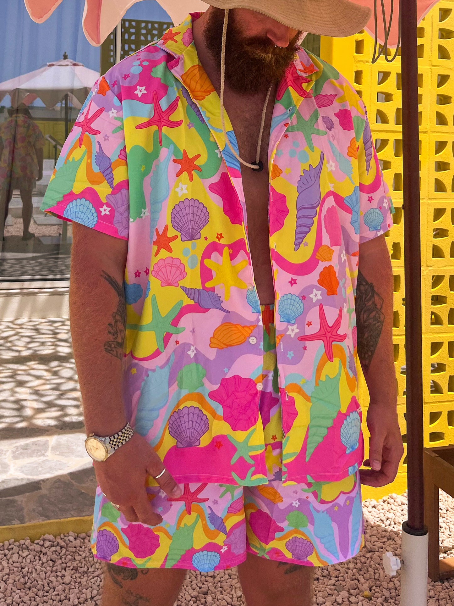 Rainbow Reef Luxe Lounge Shirt