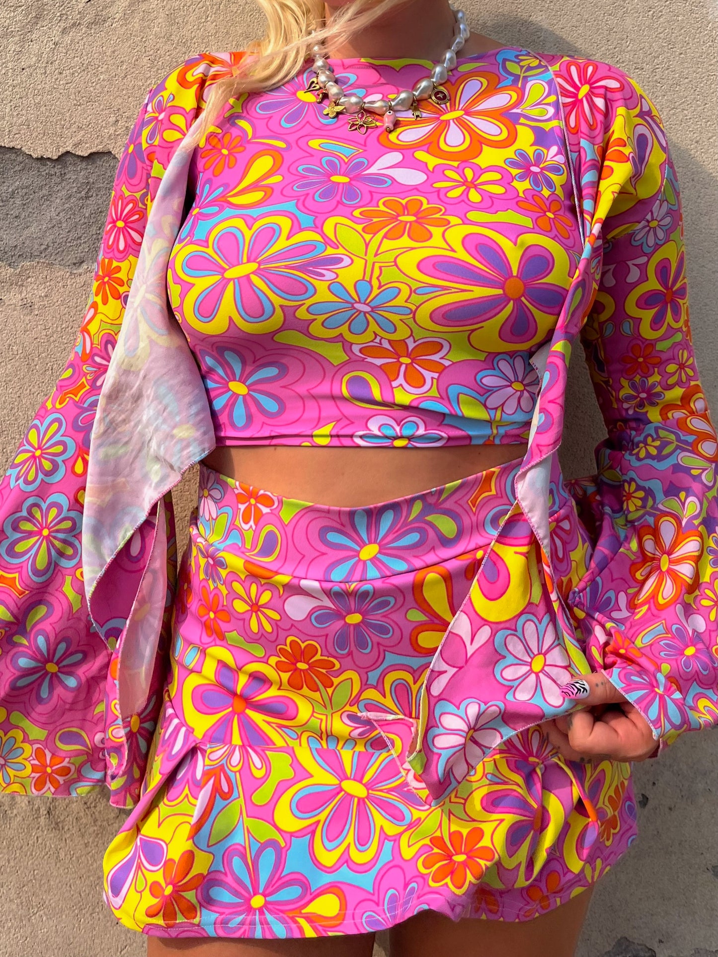 Groovy Bloom Reversible Tank Top