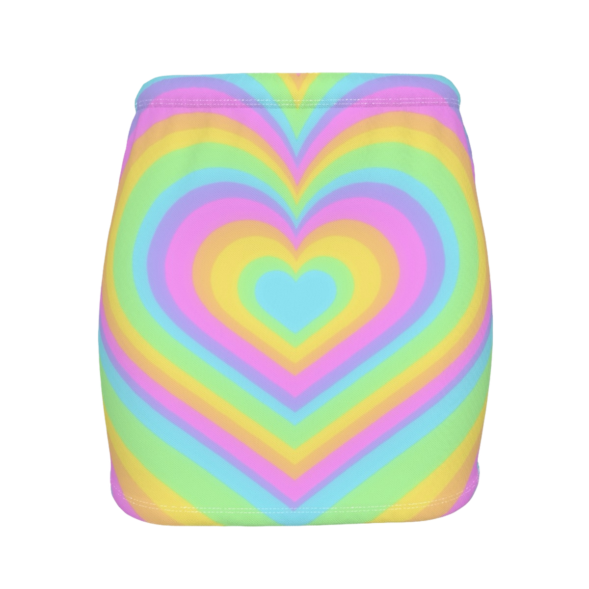 Loved Up Mini Skirt (Pastel)