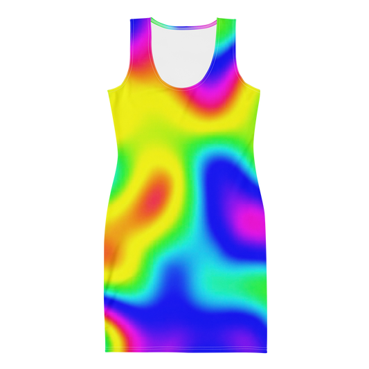 Warped Rainbow Reversible Dress