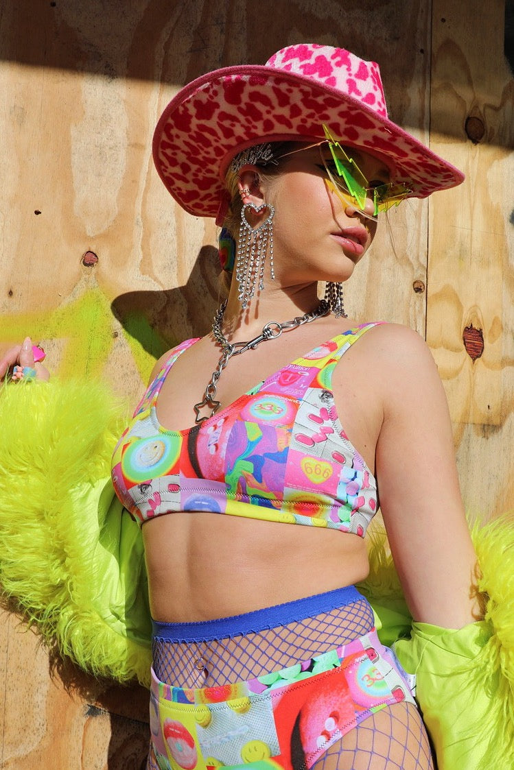 Sour Candy Bikini Top